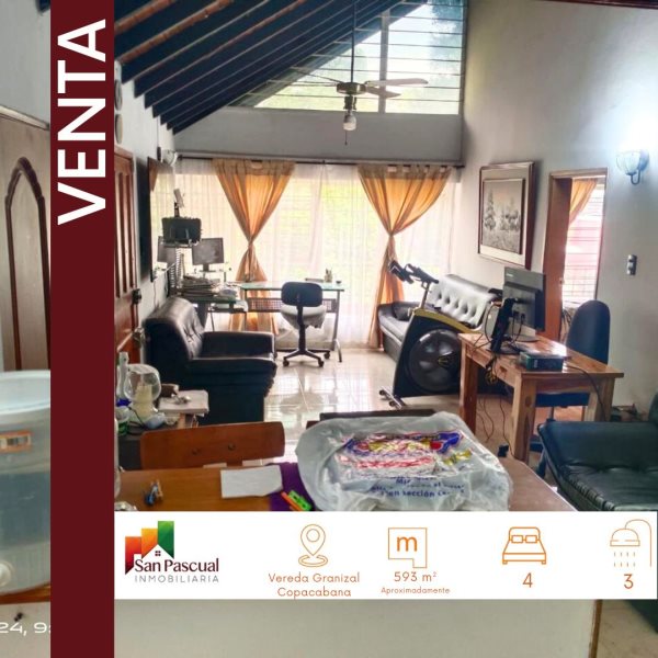 Casa-Finca disponible para Venta en Copacabana Vereda Cabuyal Foto numero 1